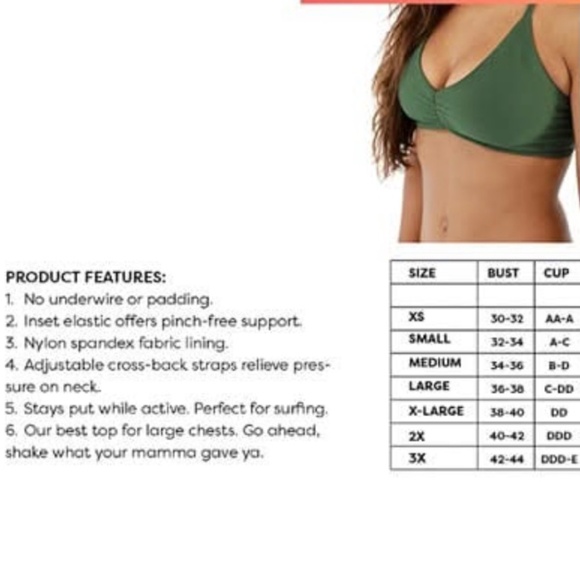 Fused Hawaii Kohanaiki bikini top Small Mermaid Soul - Picture 13 of 15